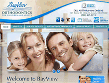 Tablet Screenshot of bayviewortho.com